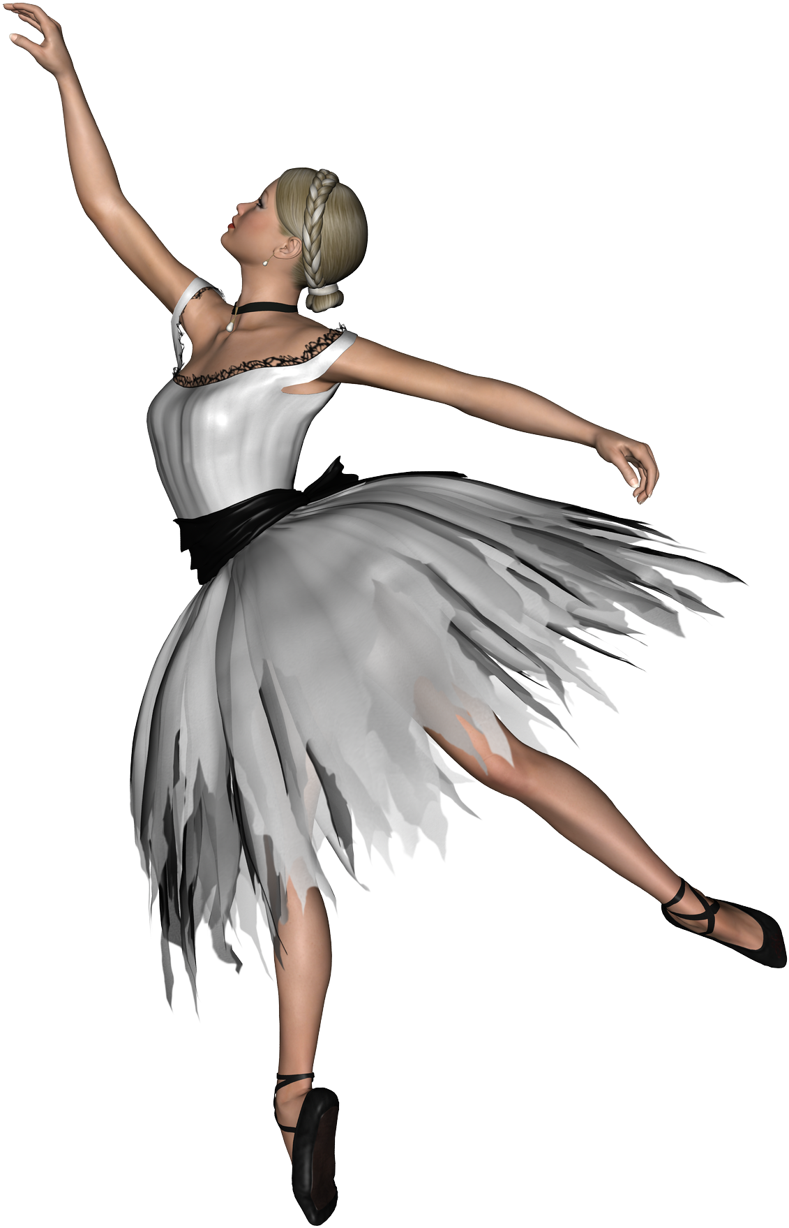 Elegant Ballerina Pose