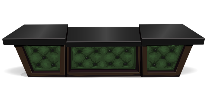Elegant Bar Counter Design PNG with transparent background