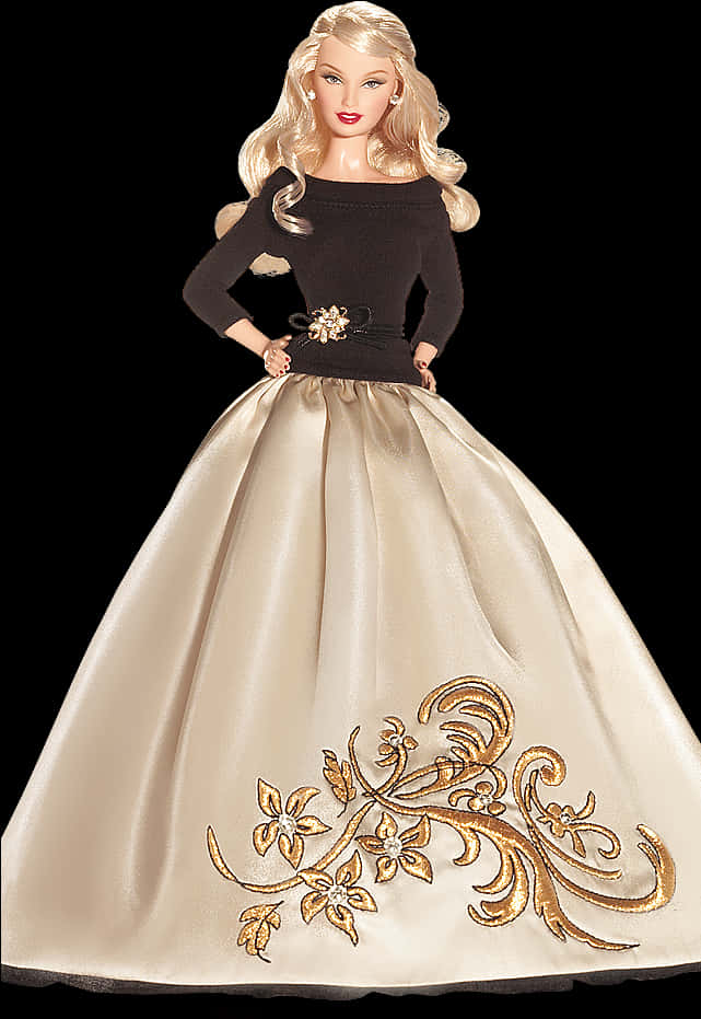 Elegant Barbiein Gown