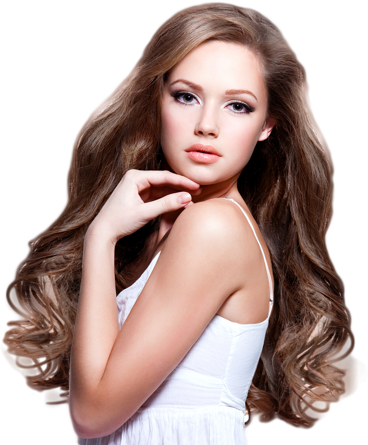 Hair,face,hairstyle,long Hair,beauty,skin,hair Model,brown - Woman Model Png, Transparent Png PNG with transparent background