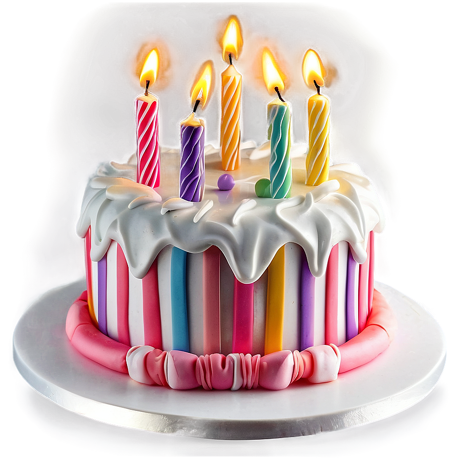 Elegant Birthday Cake Png 05042024