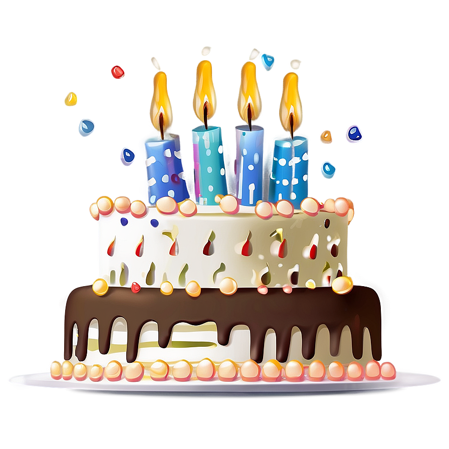 Elegant Birthday Cake Png 64