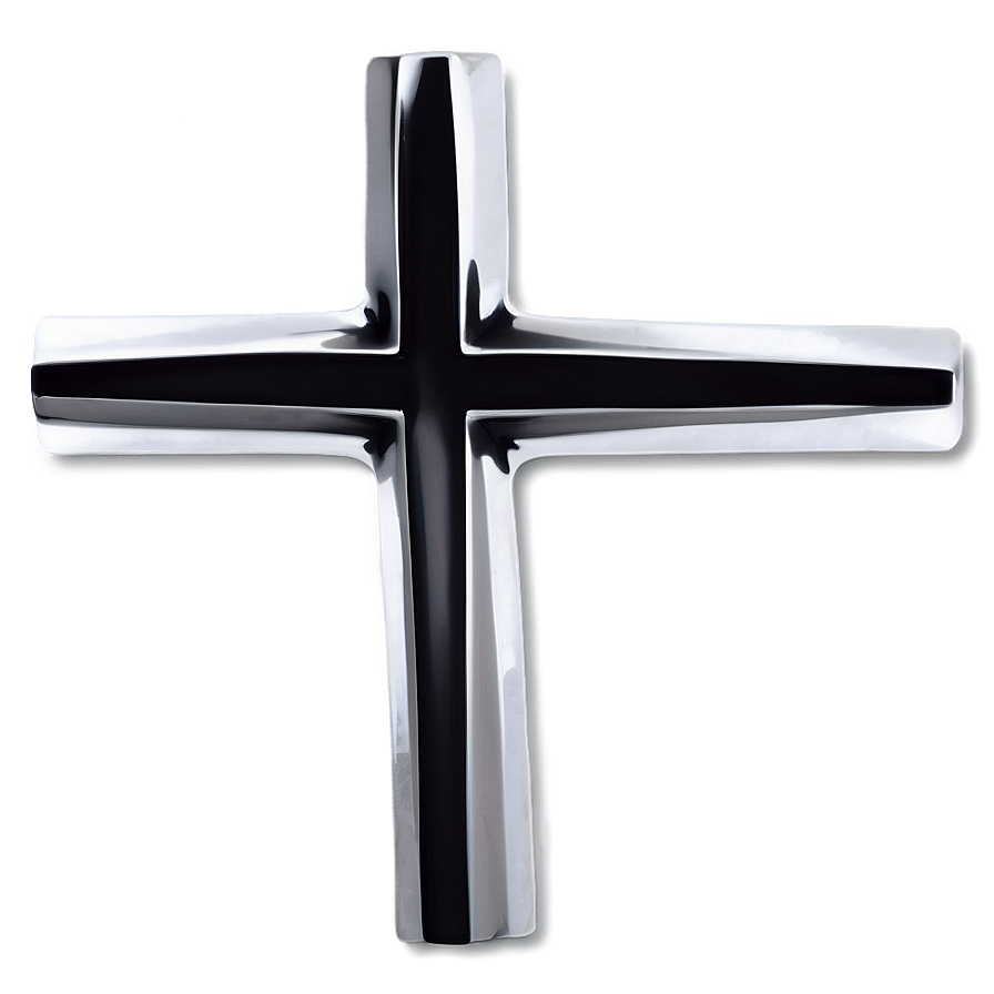 Elegant Black Cross Png 92