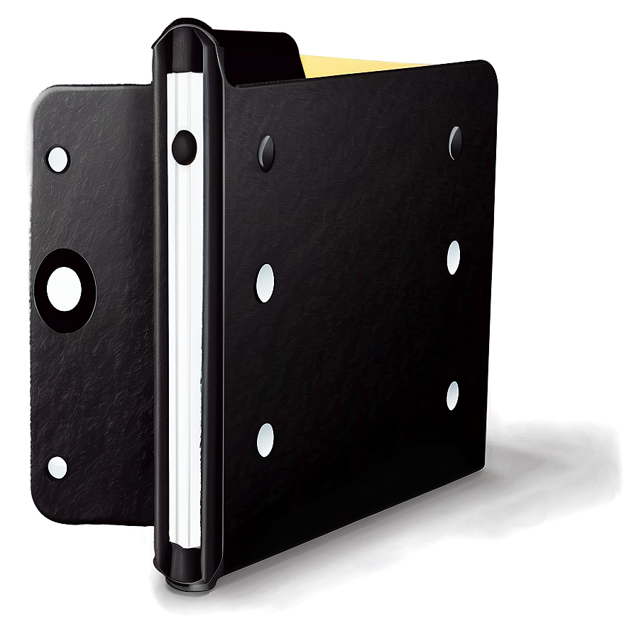 Elegant Black Folder PNG 23 PNG image with a transparent background, free high-resolution download