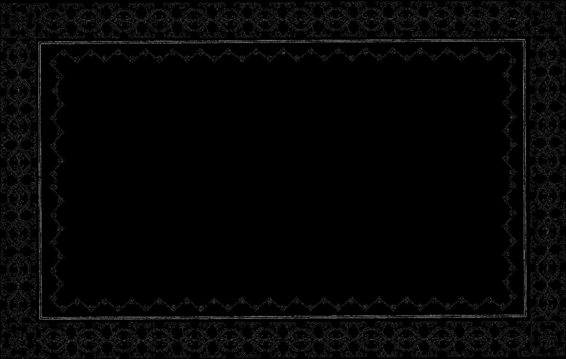 Free Vintage Border Clip Art - Vintage Borders In Black And White Png, Transparent Png PNG image with a transparent background, free high-resolution download