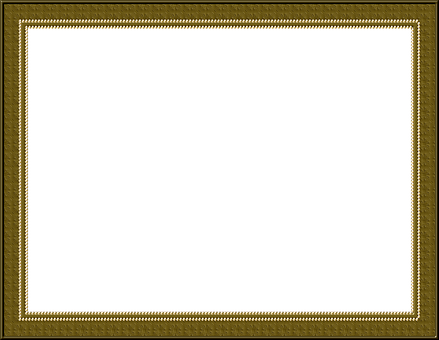 Elegant Black Frame PNG with transparent background