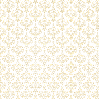 Elegant Black Gold Damask Pattern PNG with transparent background