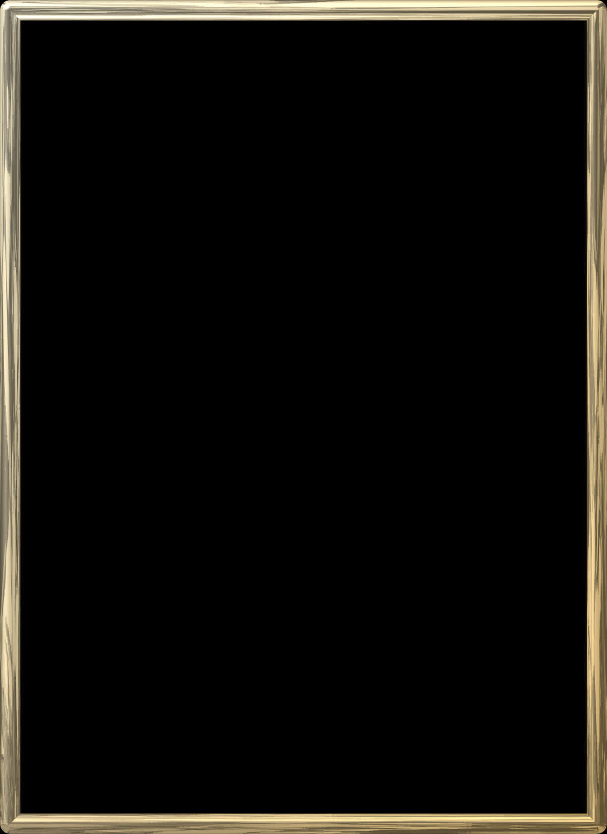 Elegant Black Gold Frame