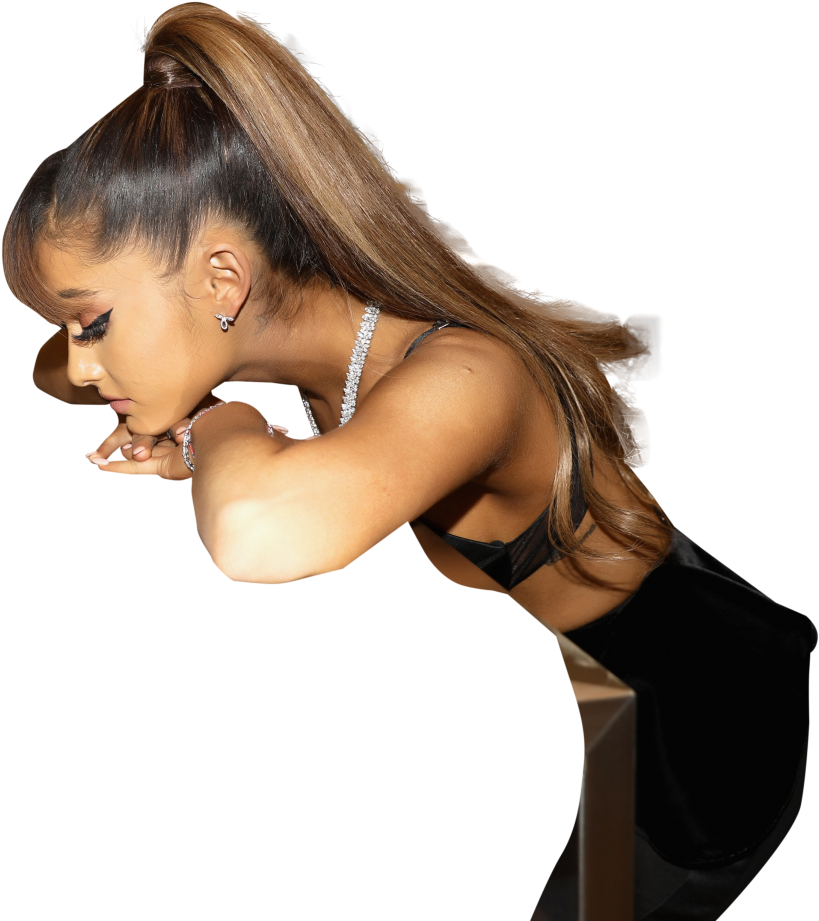 Ariana Grande In Hot Black Bikini And Leggings Png - Ariana Grande Hot Transparent, Png Download PNG with transparent background