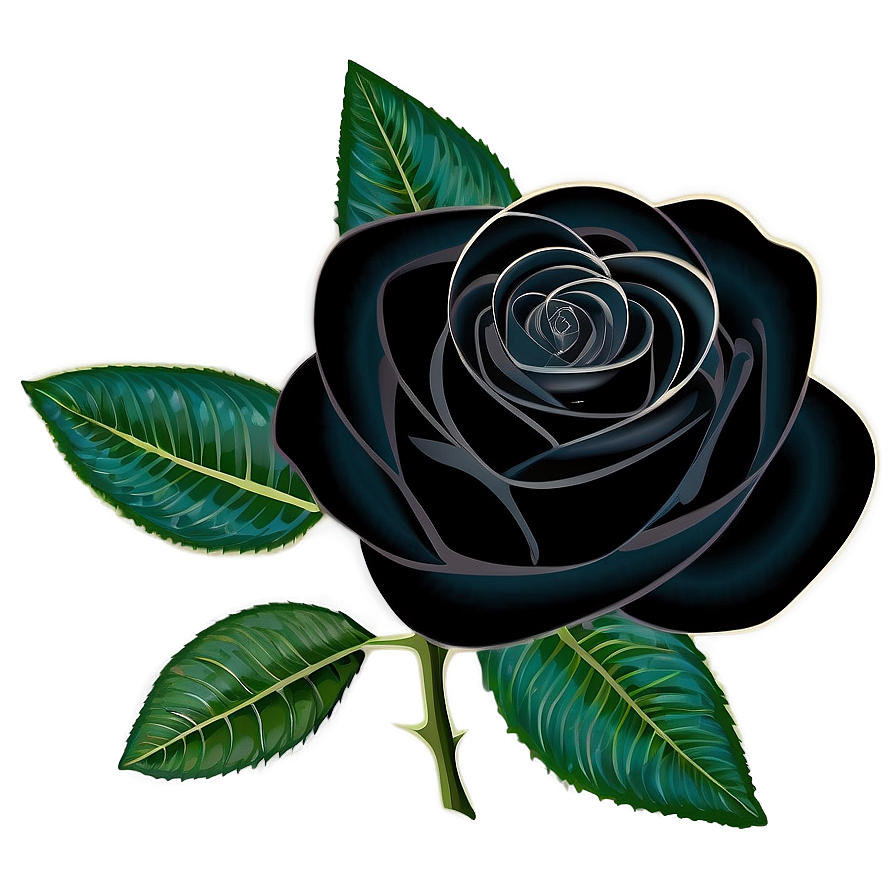 Elegant Black Roses PNG 06212024 PNG image with a transparent background, free high-resolution download