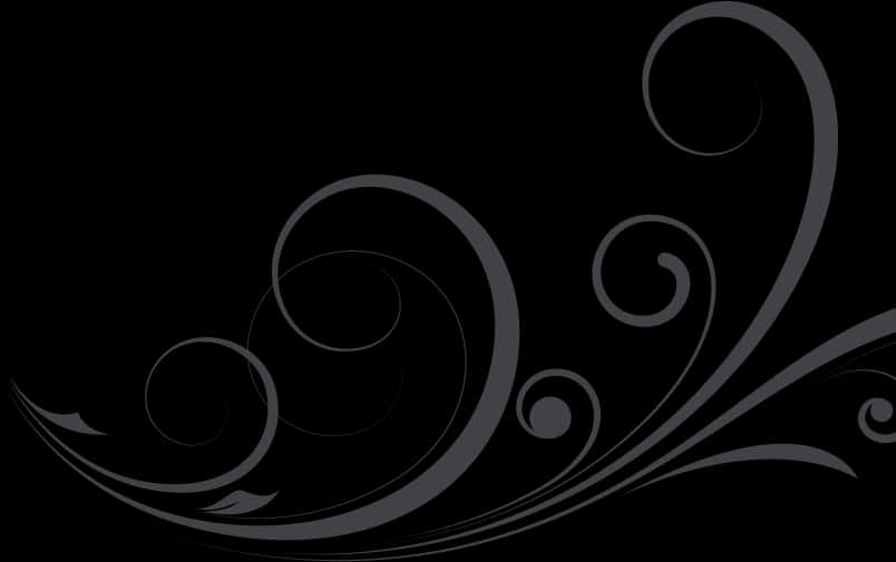 Elegant_ Black_ Swirl_ Design