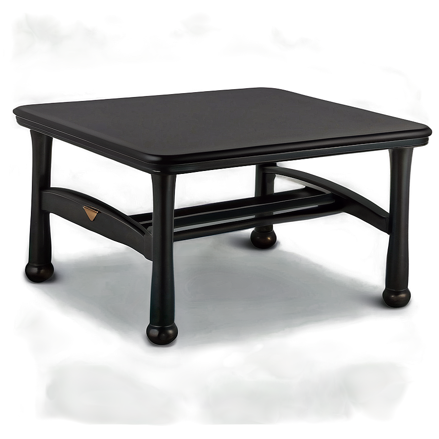 Elegant Black Table Png 17