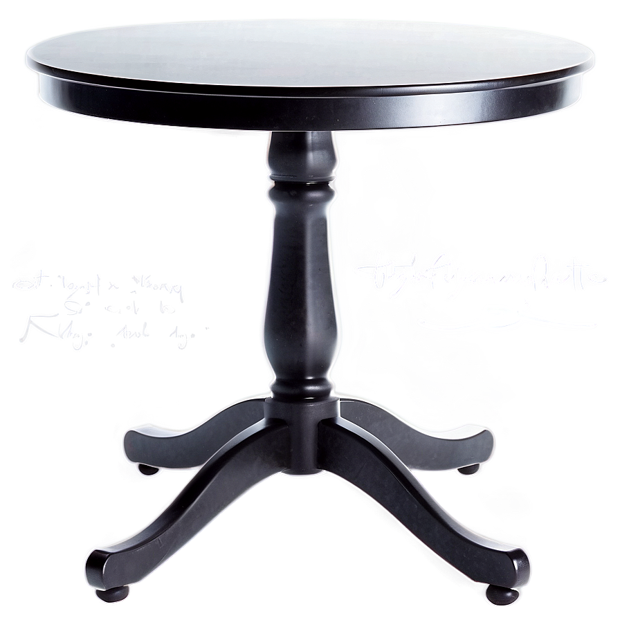 Elegant Black Table Png 63