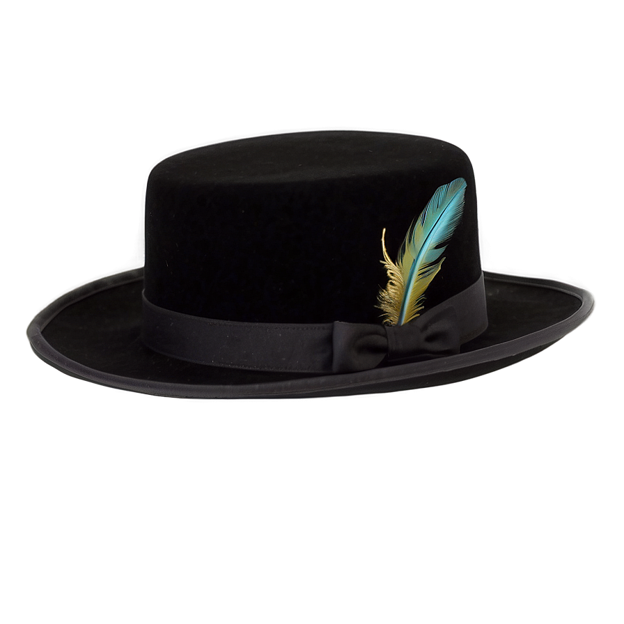 Elegant Black Top Hat PNG 05042024 PNG with transparent background