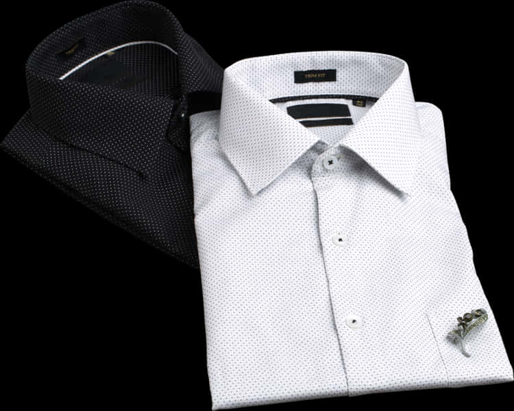 Elegant Blackand White Dress Shirts