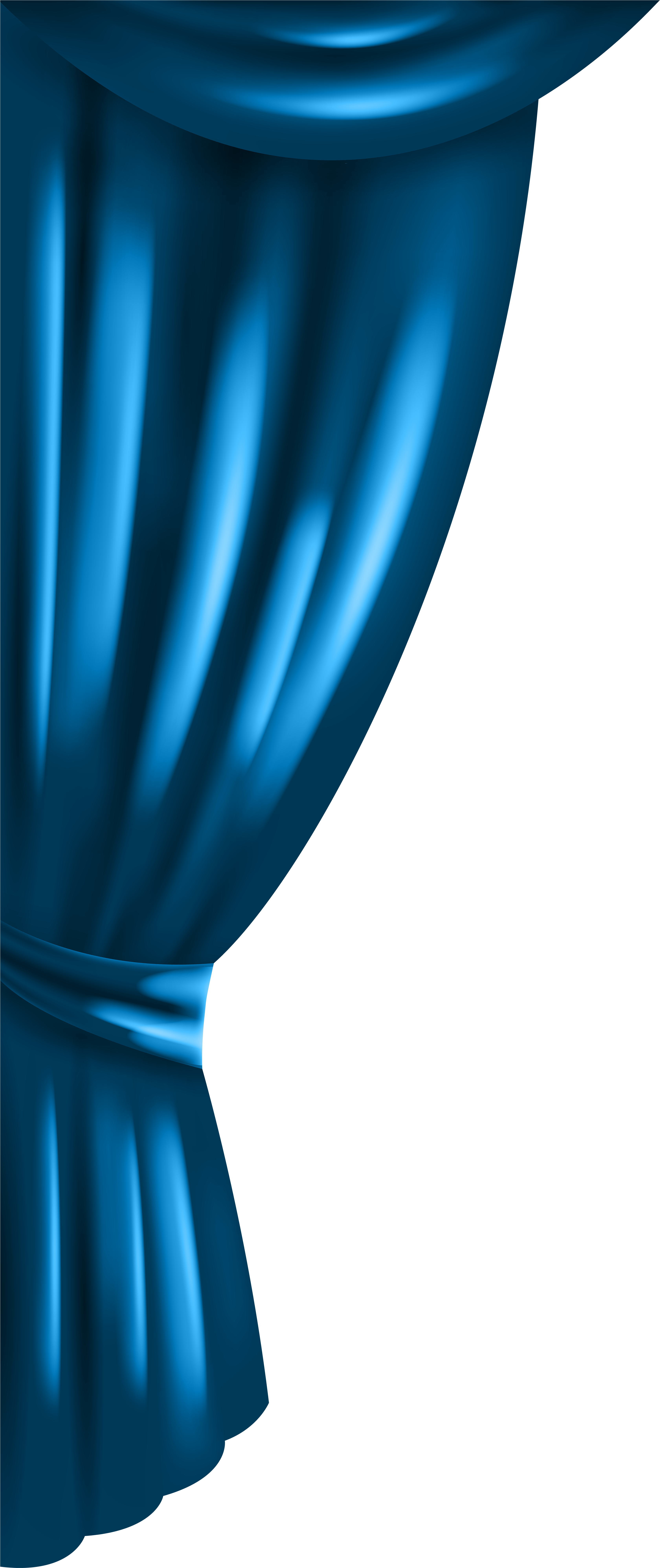 Curtain Clipart Blue Curtain - Blue Curtain Png, Transparent Png PNG with transparent background