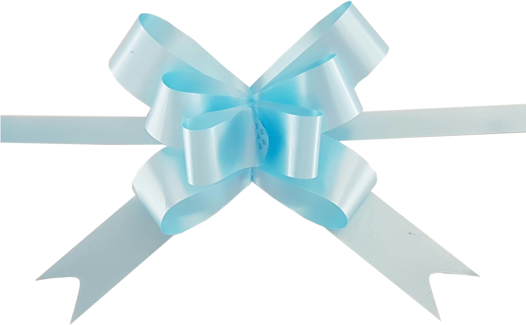 Elegant Blue Gift Ribbon