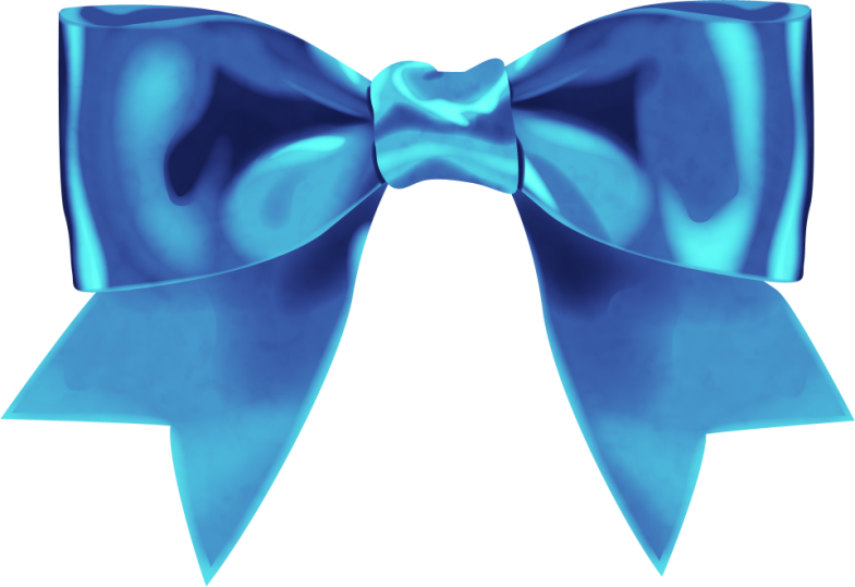 Elegant Blue Satin Ribbon