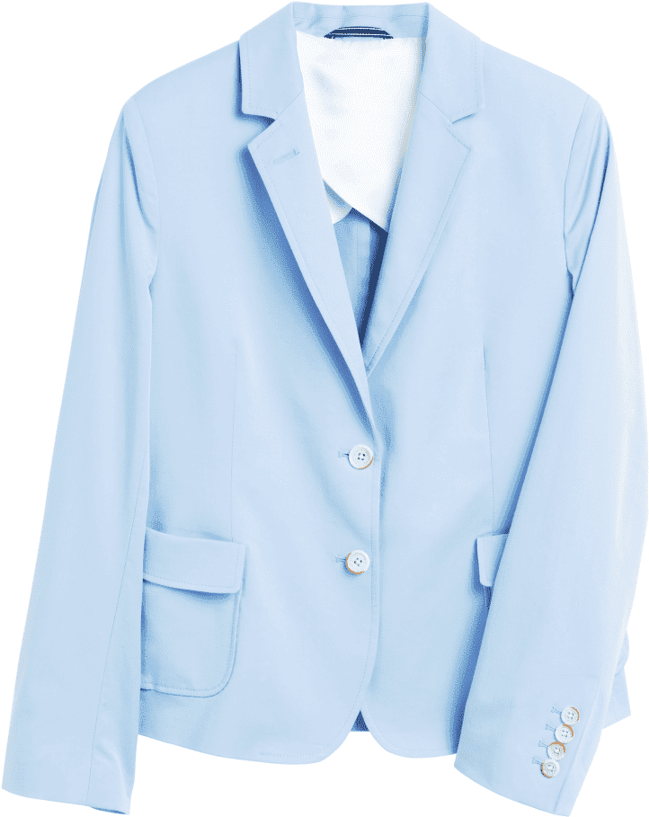 Elegant Blue Womens Blazer