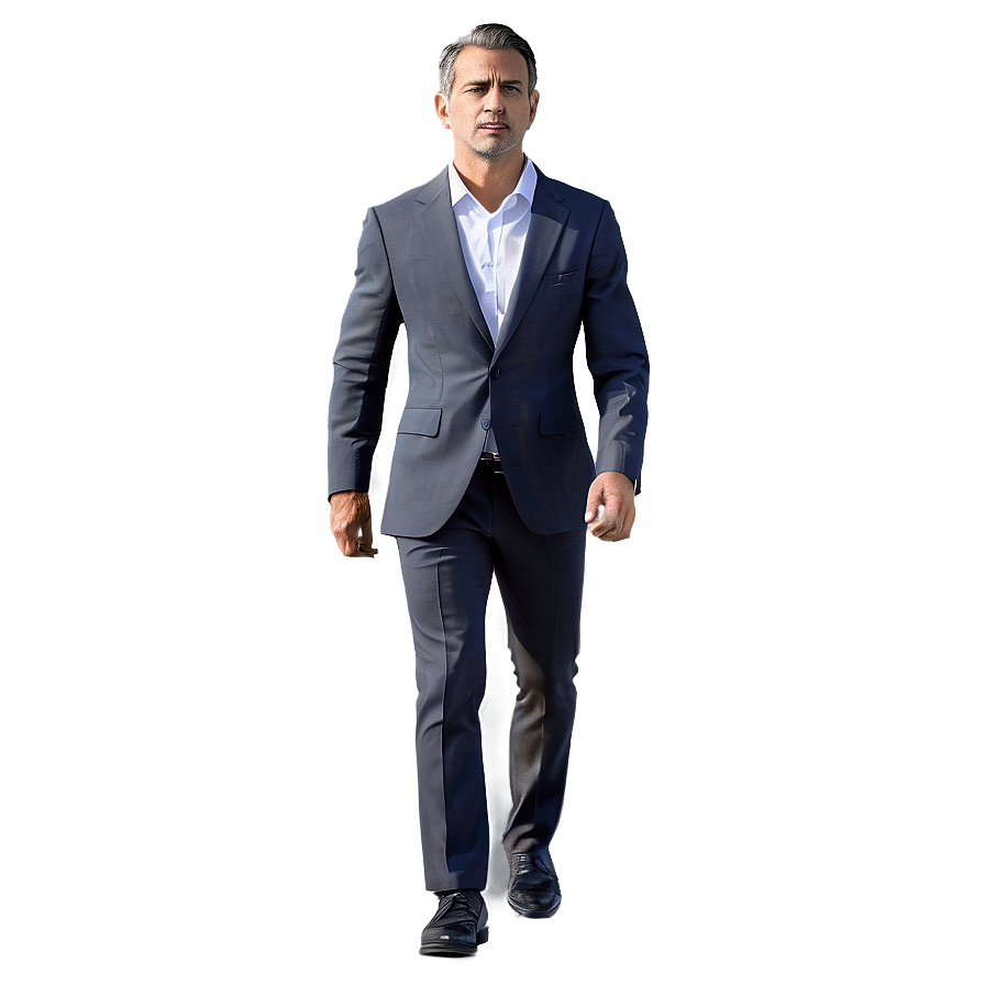 Elegant Businessman Outline Png 05252024