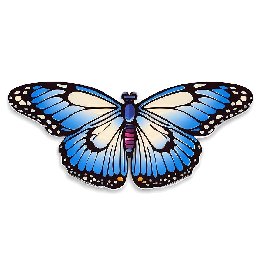 Elegant Butterfly Outline Png Ntq