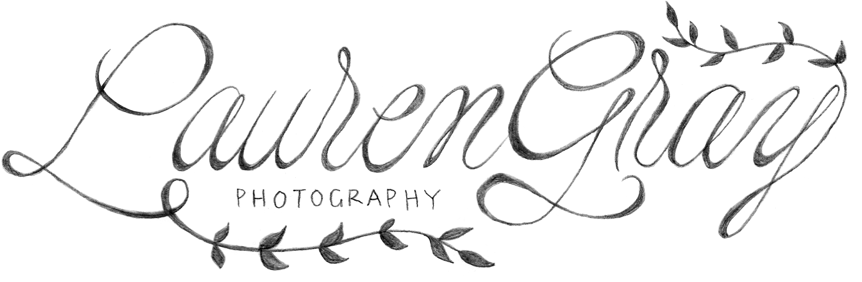 Elegant Calligraphy Photography Logo