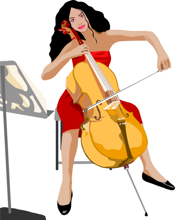 String Instrument,viola,bowed String Instrument - Person Playing Cello Clipart, HD Png Download PNG image with a transparent background, free high-resolution download