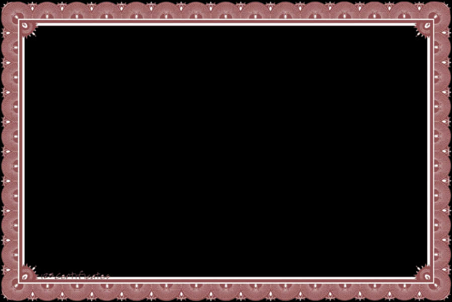 Elegant Certificate Border Design