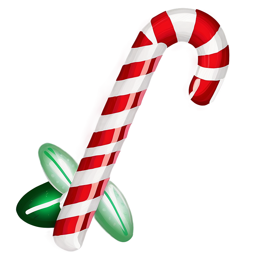 Elegant Christmas Candy Cane Png 70