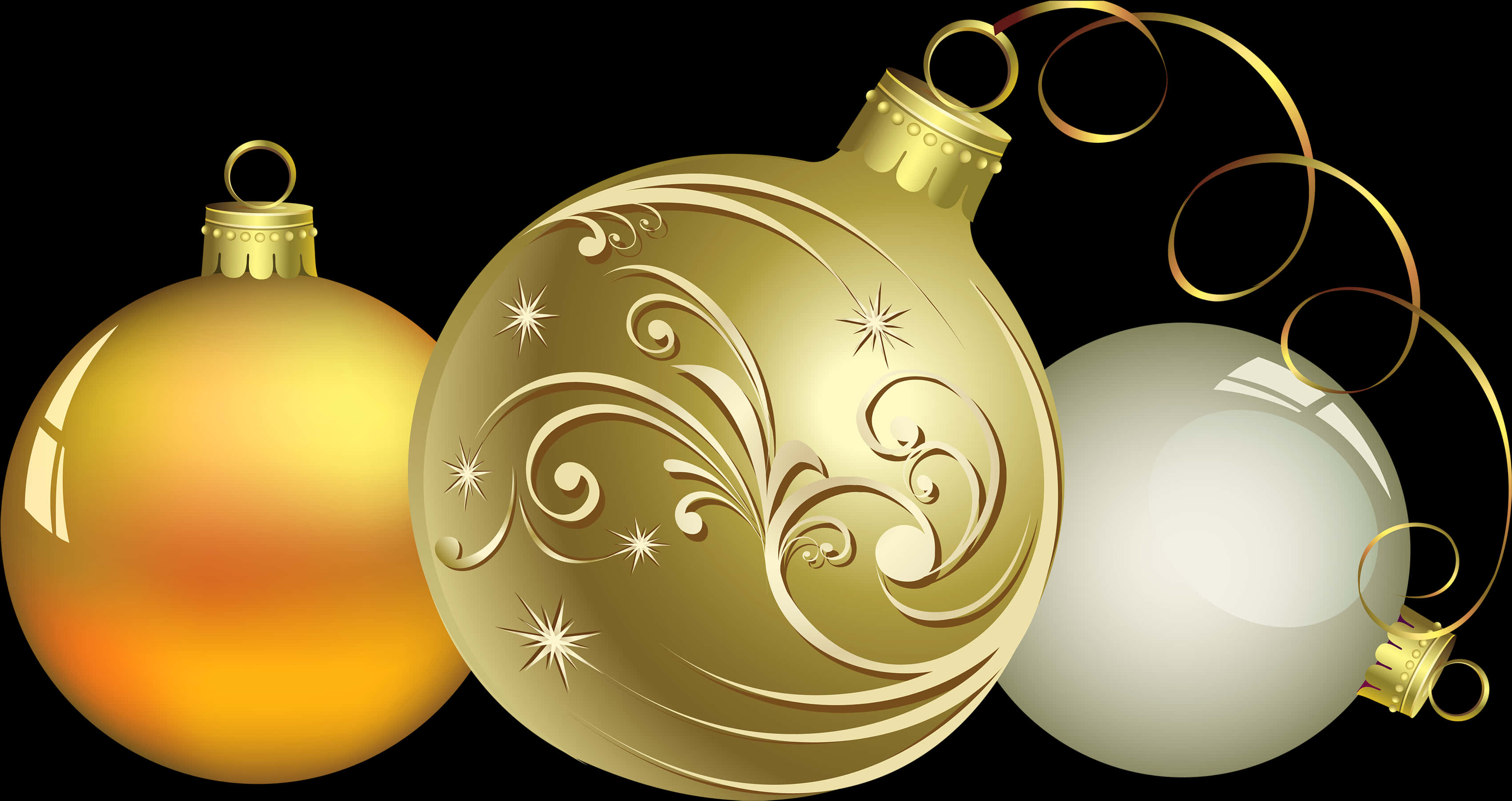 Elegant Christmas Ornaments