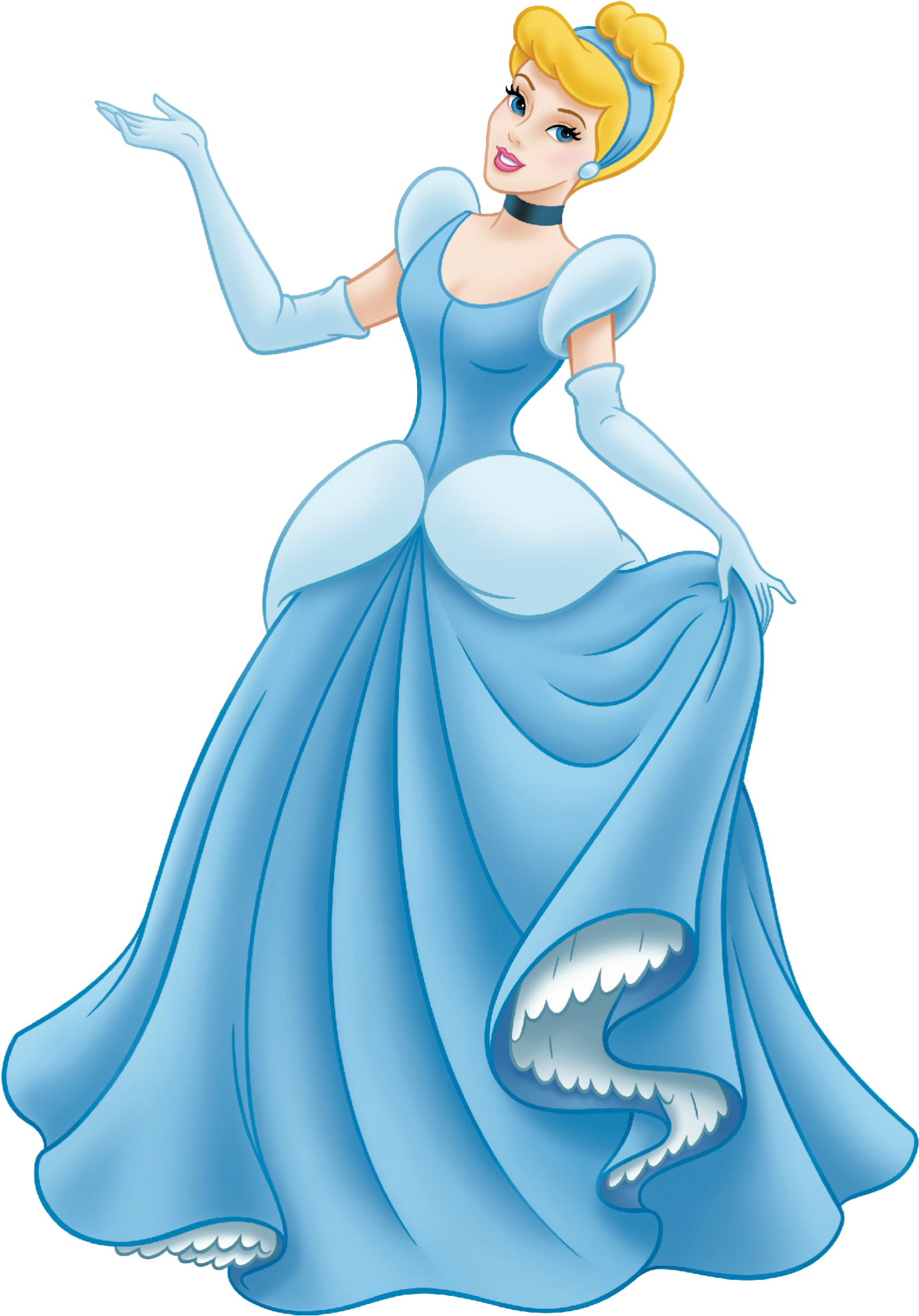 Elegant Cinderella Blue Gown.png