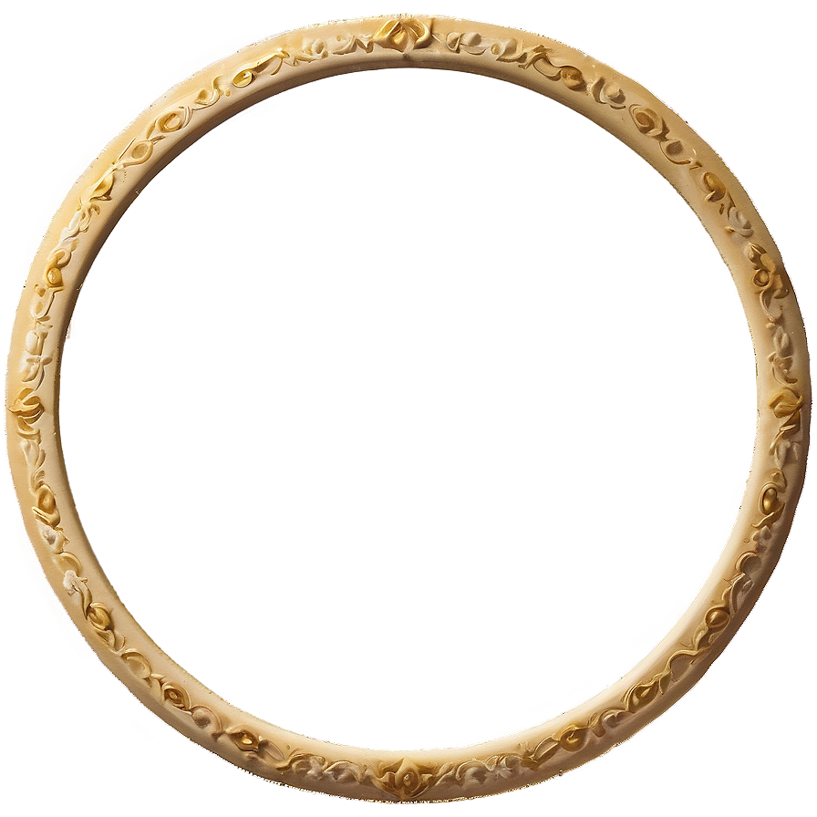 Elegant Circle Frame Png Btm58