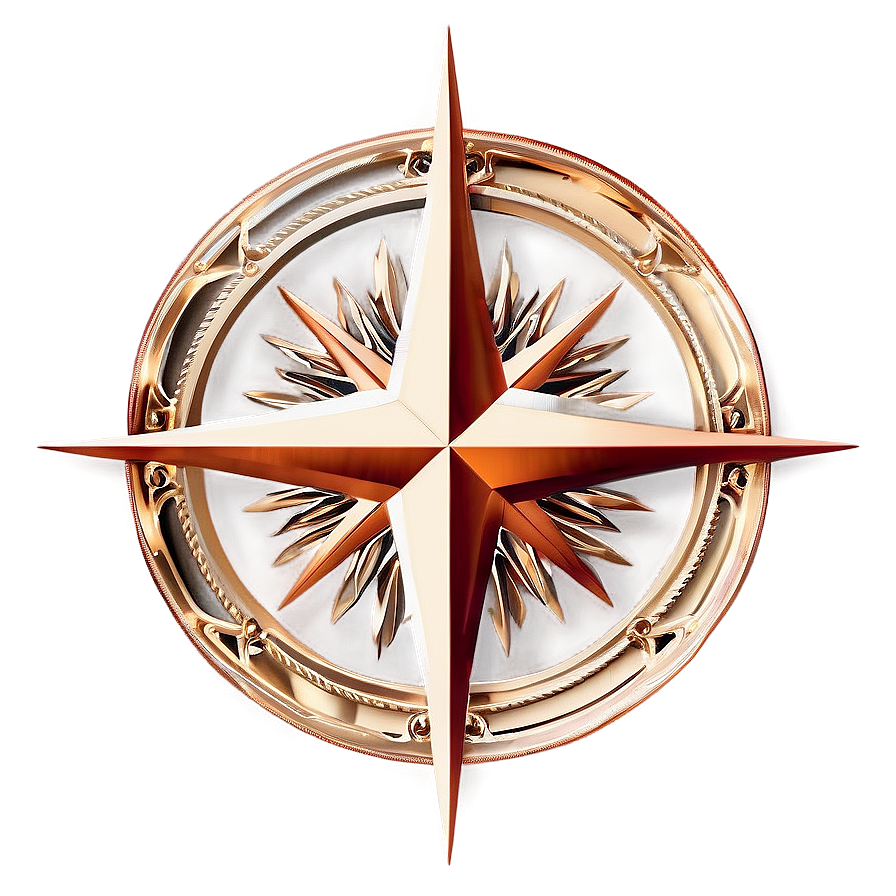 Elegant Compass Rose Outline Png Joh32