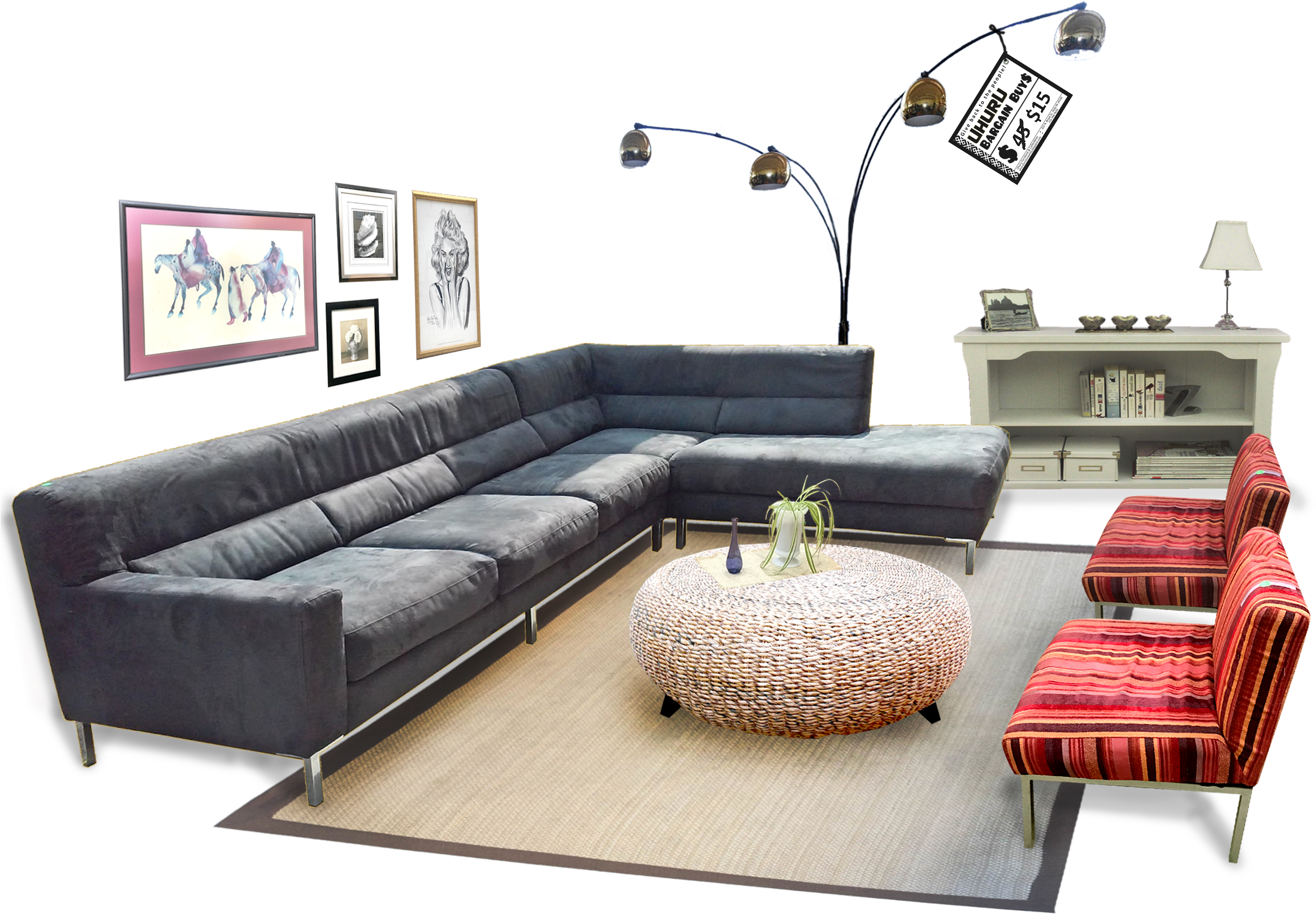 9m Instagram Yellow 13 Oct - Living Room, HD Png Download PNG with transparent background