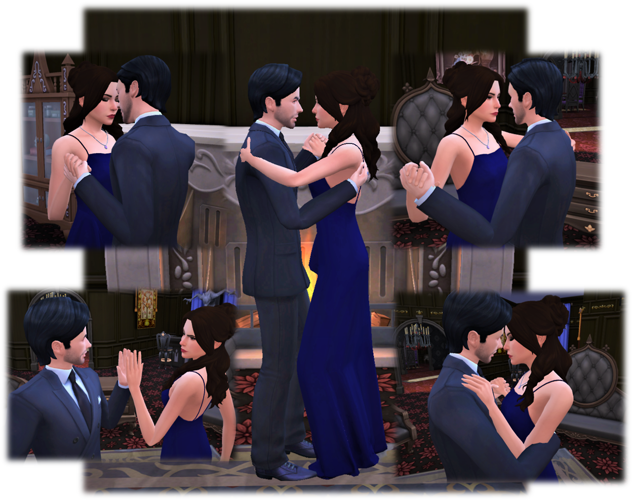 Elegant Couple Dancing Sims Composite