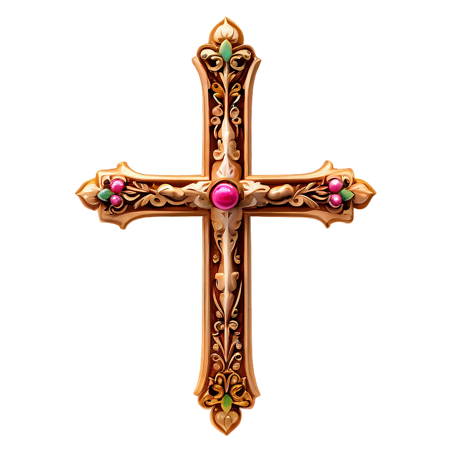 Elegant Cross Illustration Png Cic