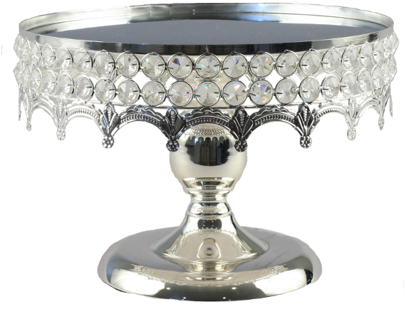 Elegant Crystal Cake Stand