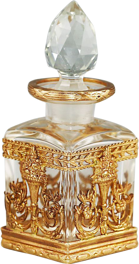 Elegant Crystal Perfume Bottle