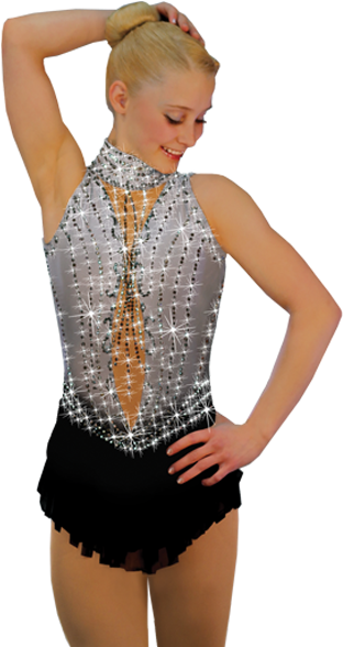 Elegant Dance Costume Sparkles