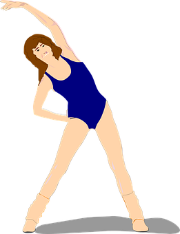 Elegant Dance Pose Vector