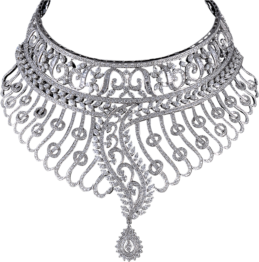 Elegant Diamond Choker Necklace