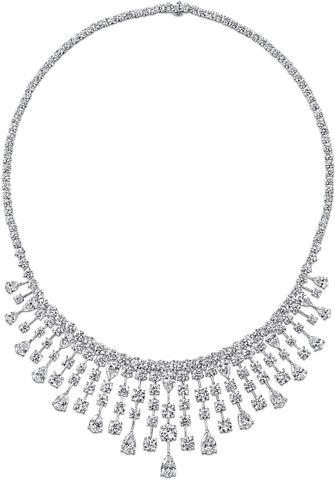 Elegant Diamond Necklace Design