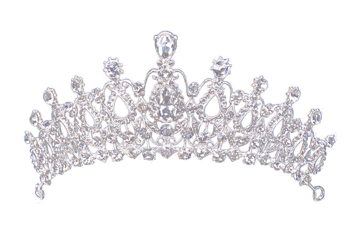Elegant Diamond Tiara PNG with transparent background
