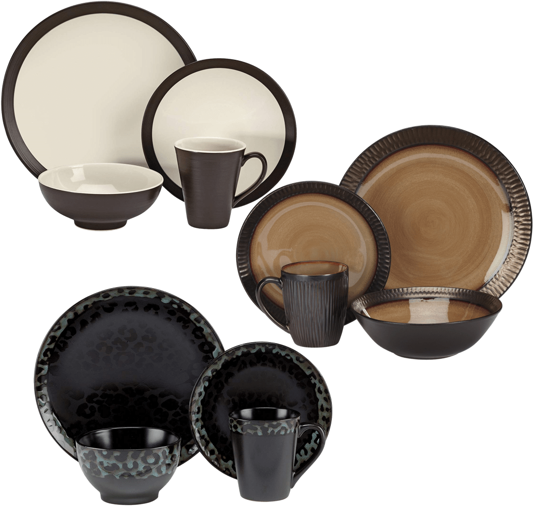 Elegant Dinnerware Set Variety PNG image with a transparent background, free high-resolution download