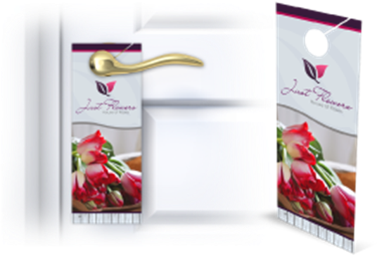 Elegant Door Handle Packaging PNG with transparent background