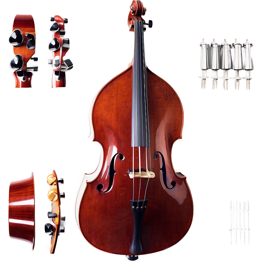 Elegant Double Bass Png 28