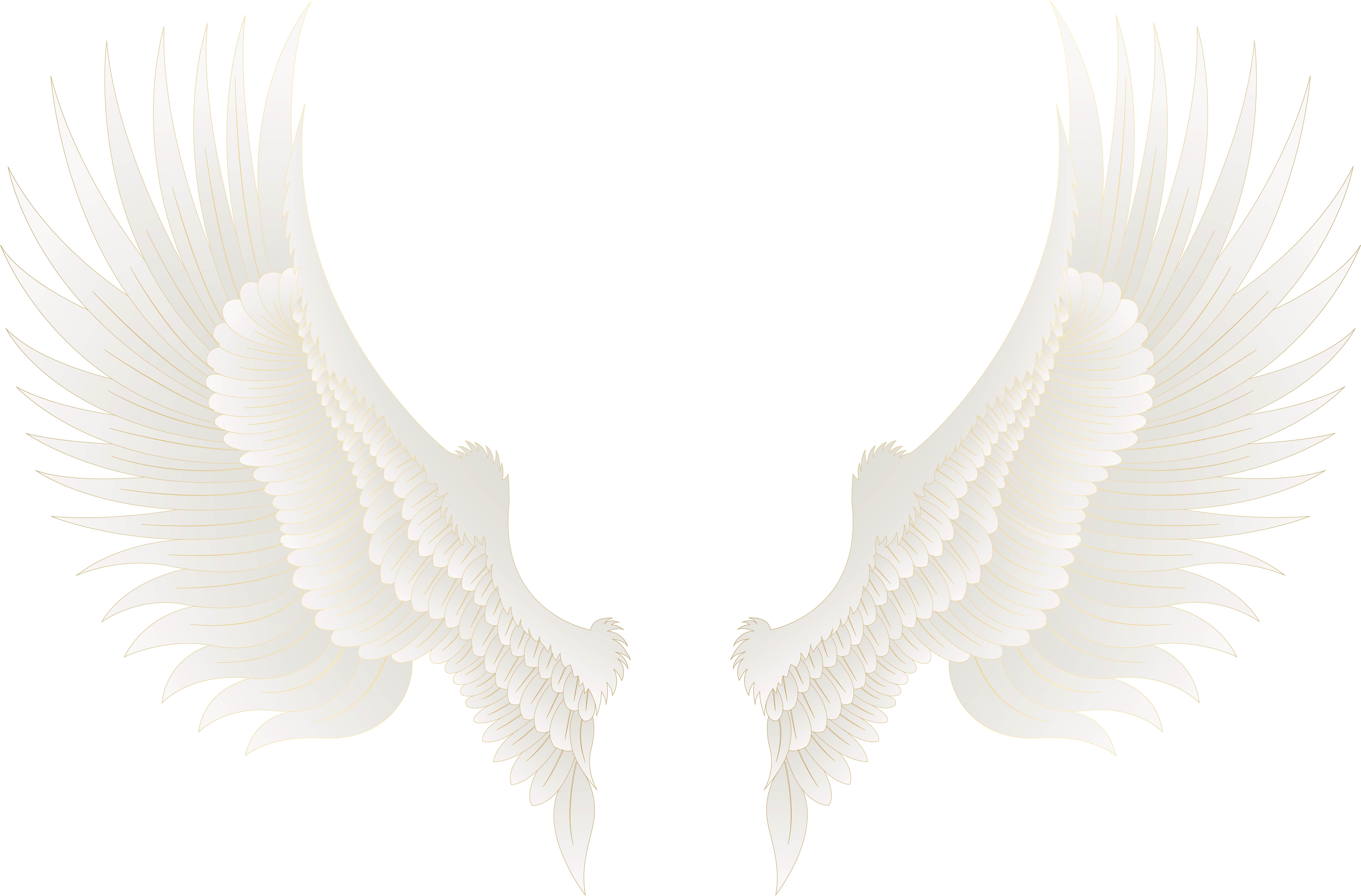 Eyelashes Clipart Gold - Golden Wings Wings Png Hd, Transparent Png PNG with transparent background