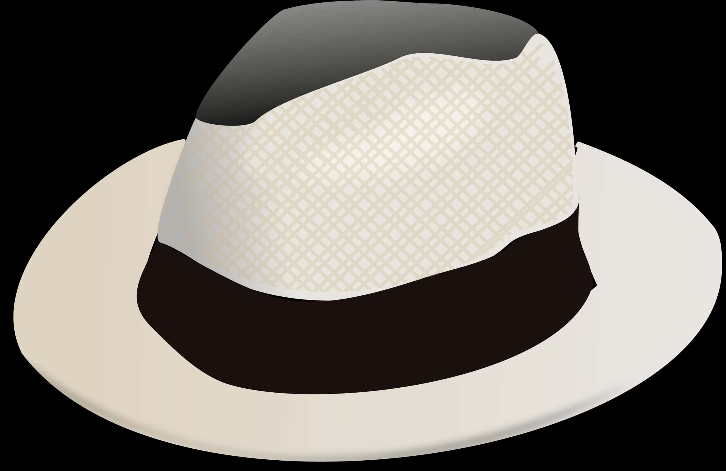 Elegant Fedora Hat PNG with transparent background