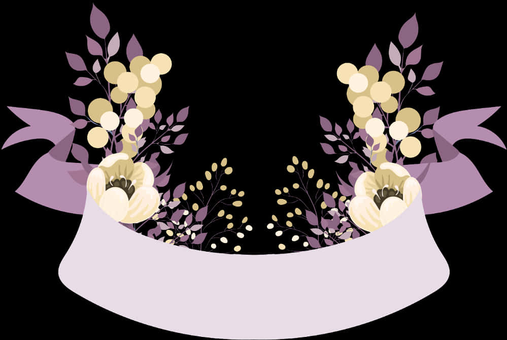 Elegant Floral Banner Design