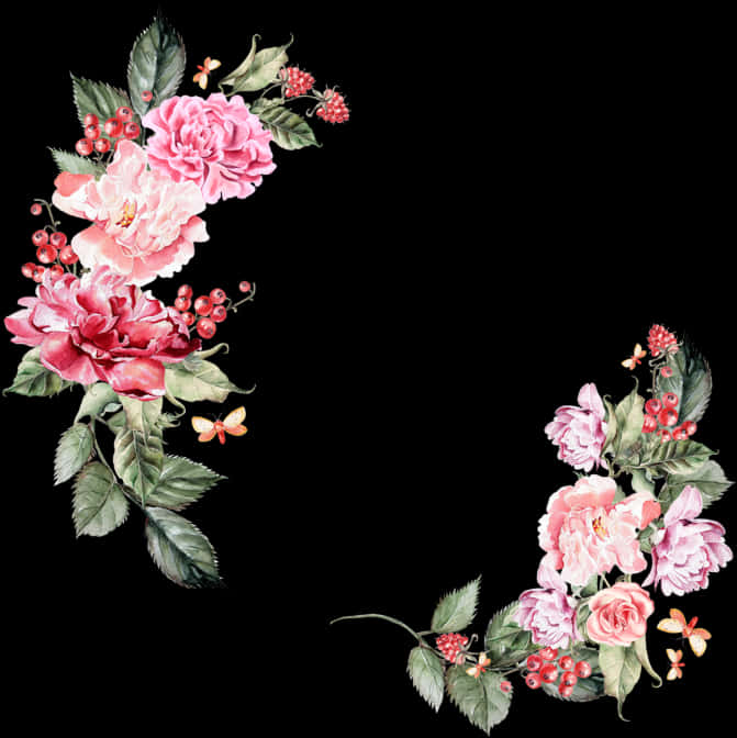 Elegant_ Floral_ Border_ Design